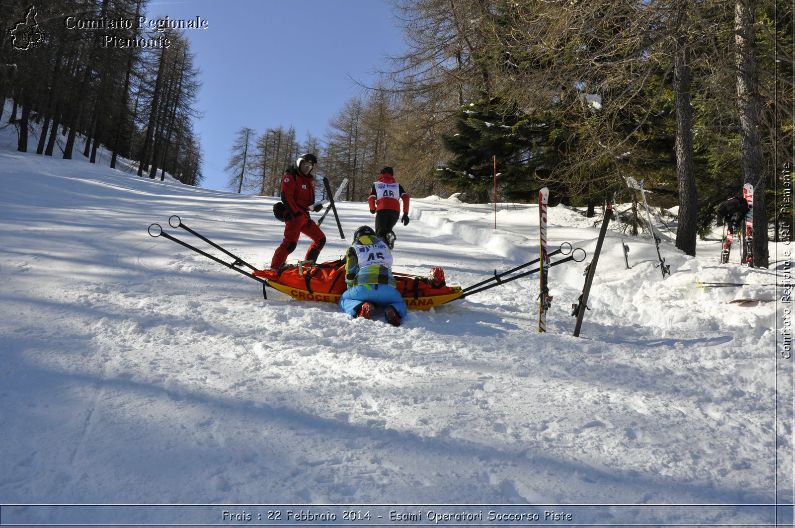 Frais : 22 Febbraio 2014 - Esami Operatori Soccorso Piste - Comitato Regionale del Piemonte