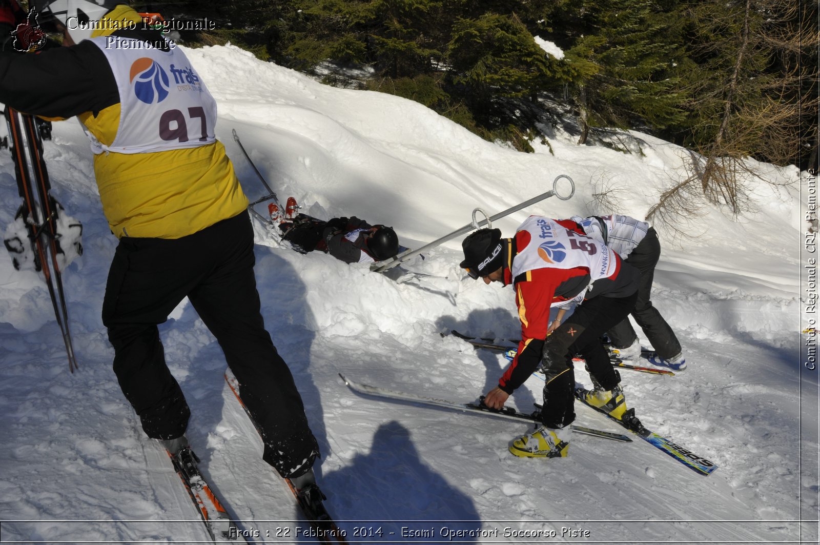 Frais : 22 Febbraio 2014 - Esami Operatori Soccorso Piste - Comitato Regionale del Piemonte