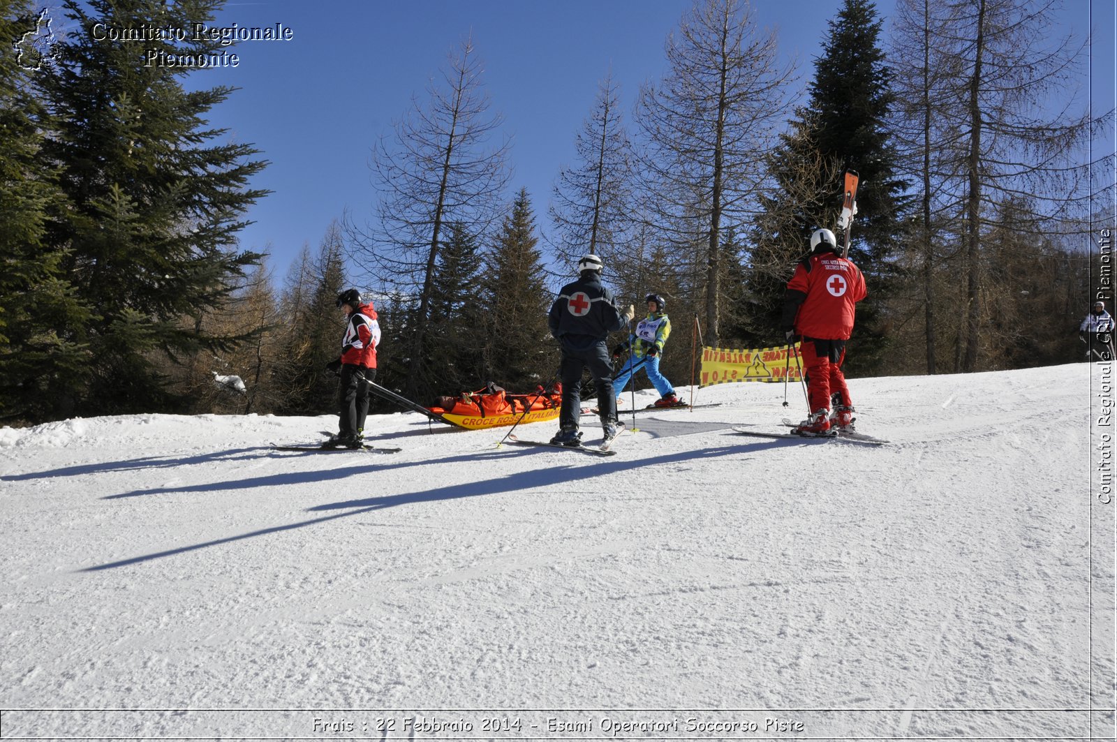 Frais : 22 Febbraio 2014 - Esami Operatori Soccorso Piste - Comitato Regionale del Piemonte