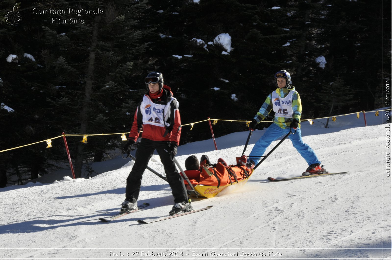 Frais : 22 Febbraio 2014 - Esami Operatori Soccorso Piste - Comitato Regionale del Piemonte