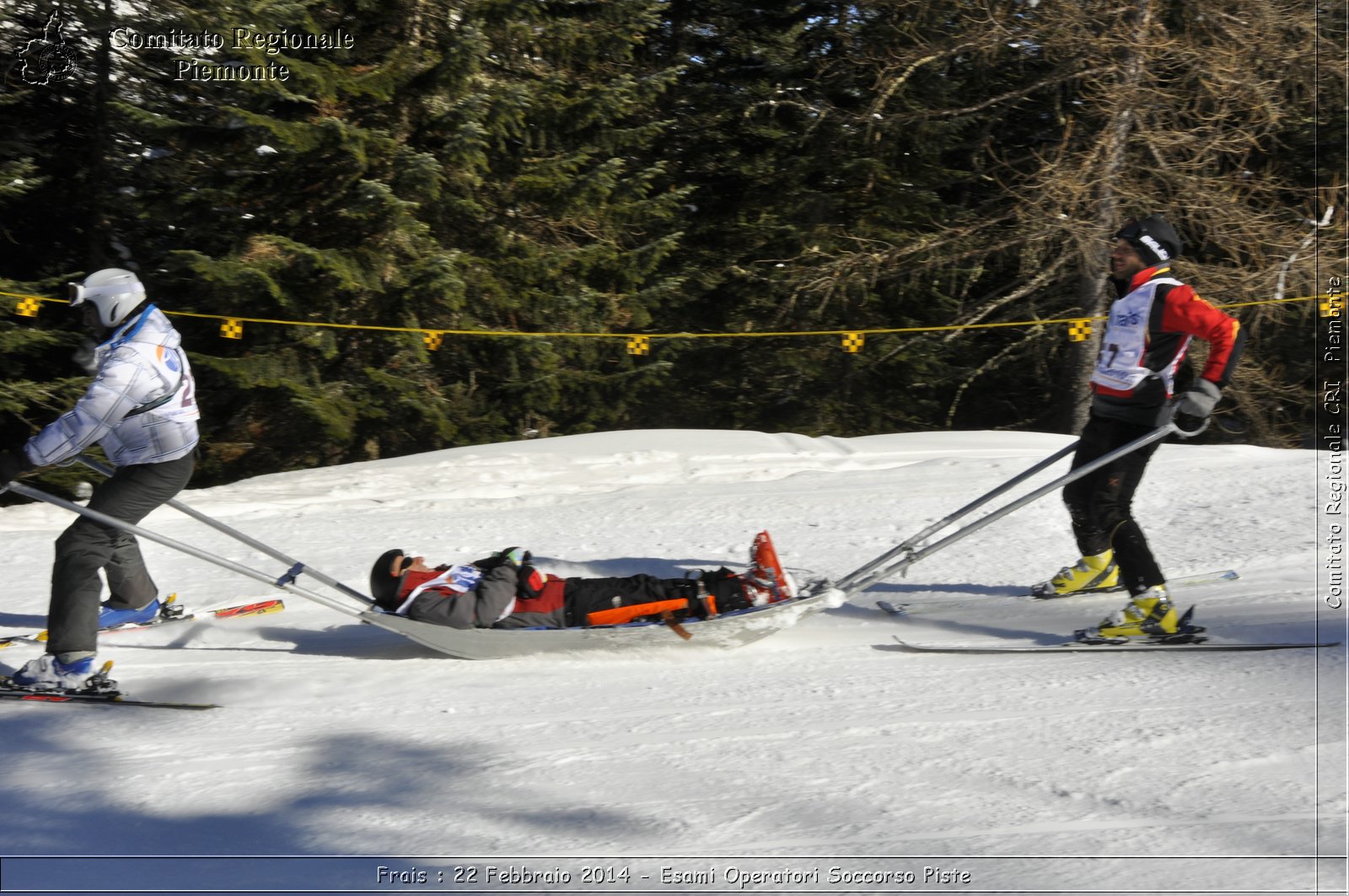 Frais : 22 Febbraio 2014 - Esami Operatori Soccorso Piste - Comitato Regionale del Piemonte