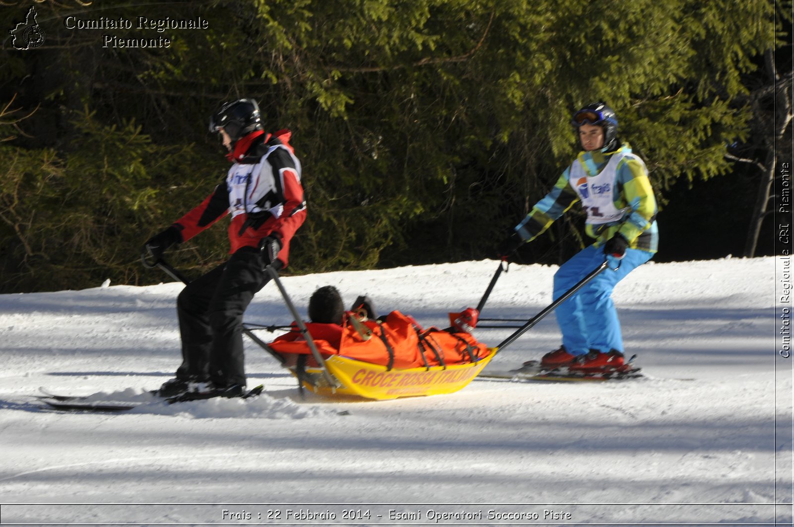 Frais : 22 Febbraio 2014 - Esami Operatori Soccorso Piste - Comitato Regionale del Piemonte