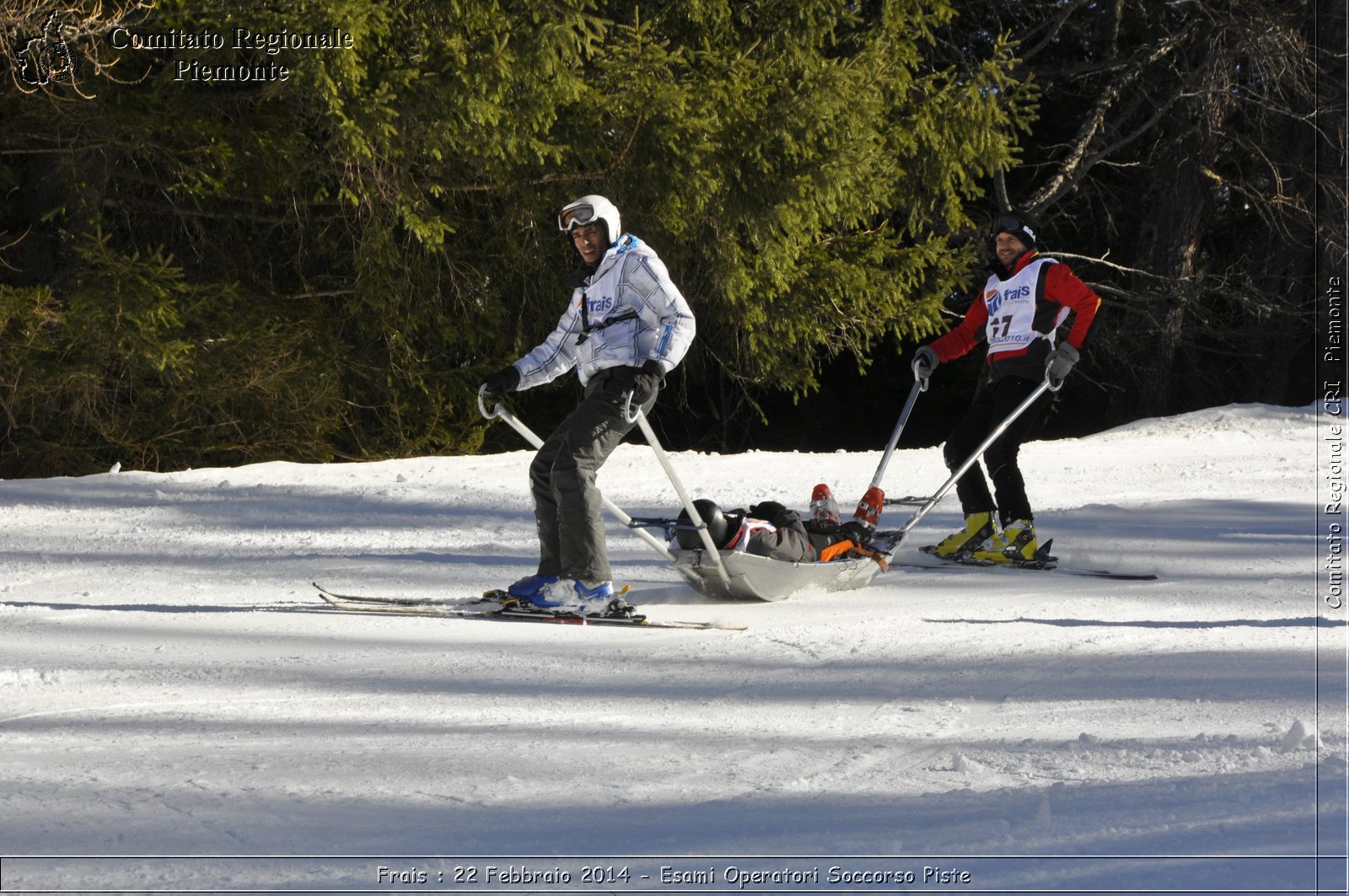 Frais : 22 Febbraio 2014 - Esami Operatori Soccorso Piste - Comitato Regionale del Piemonte