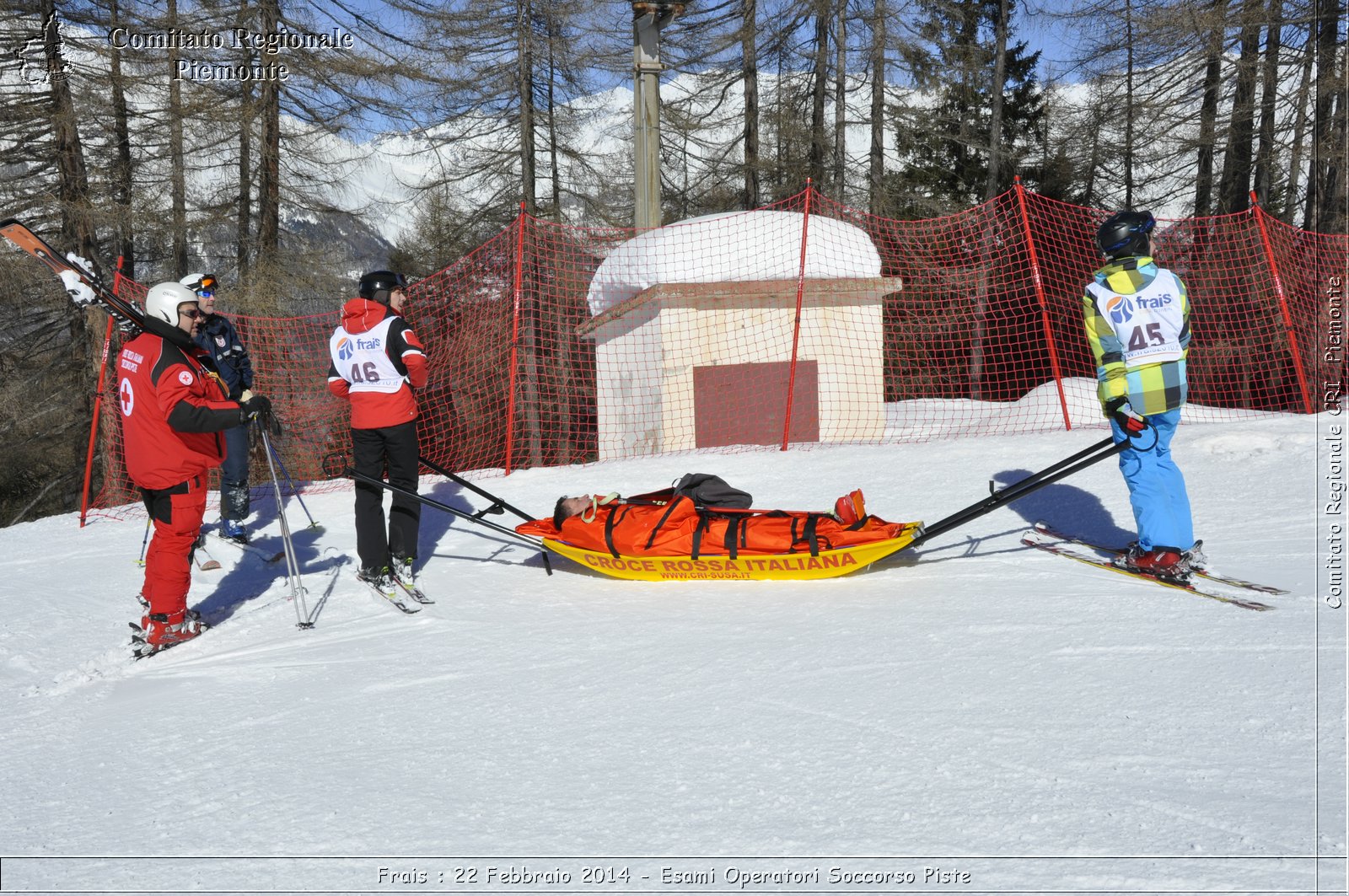 Frais : 22 Febbraio 2014 - Esami Operatori Soccorso Piste - Comitato Regionale del Piemonte