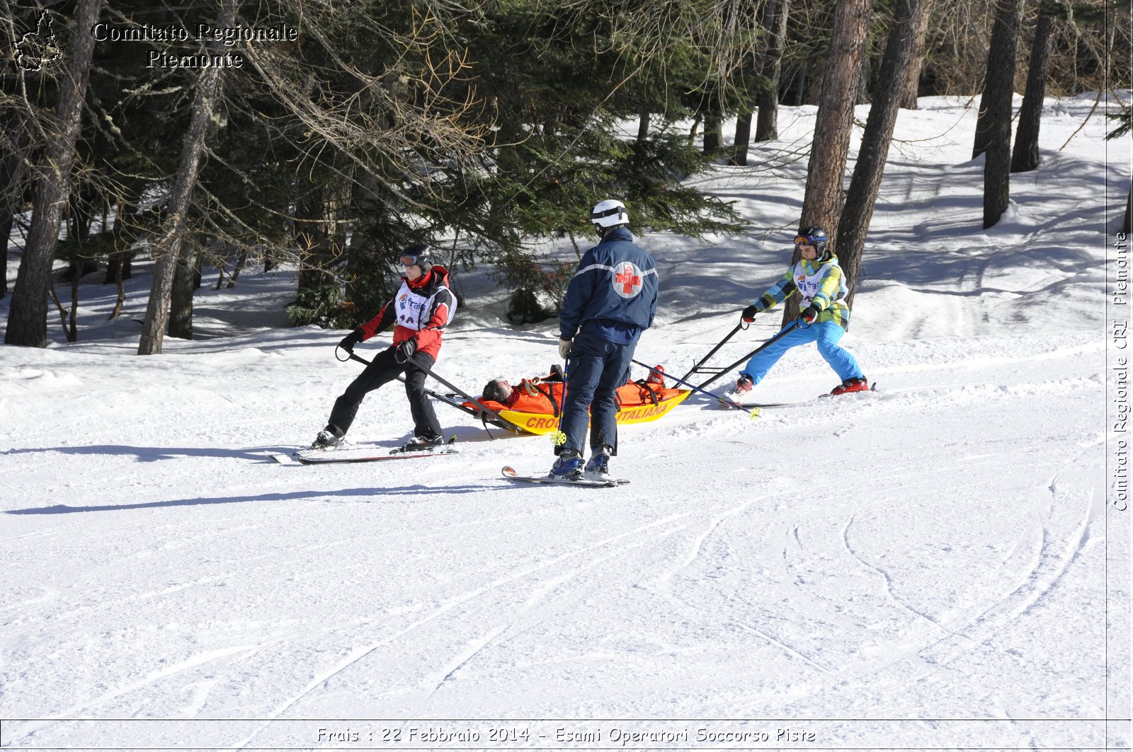 Frais : 22 Febbraio 2014 - Esami Operatori Soccorso Piste - Comitato Regionale del Piemonte