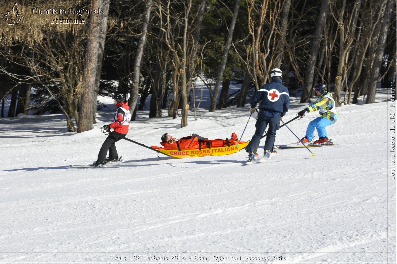 Frais : 22 Febbraio 2014 - Esami Operatori Soccorso Piste - Comitato Regionale del Piemonte