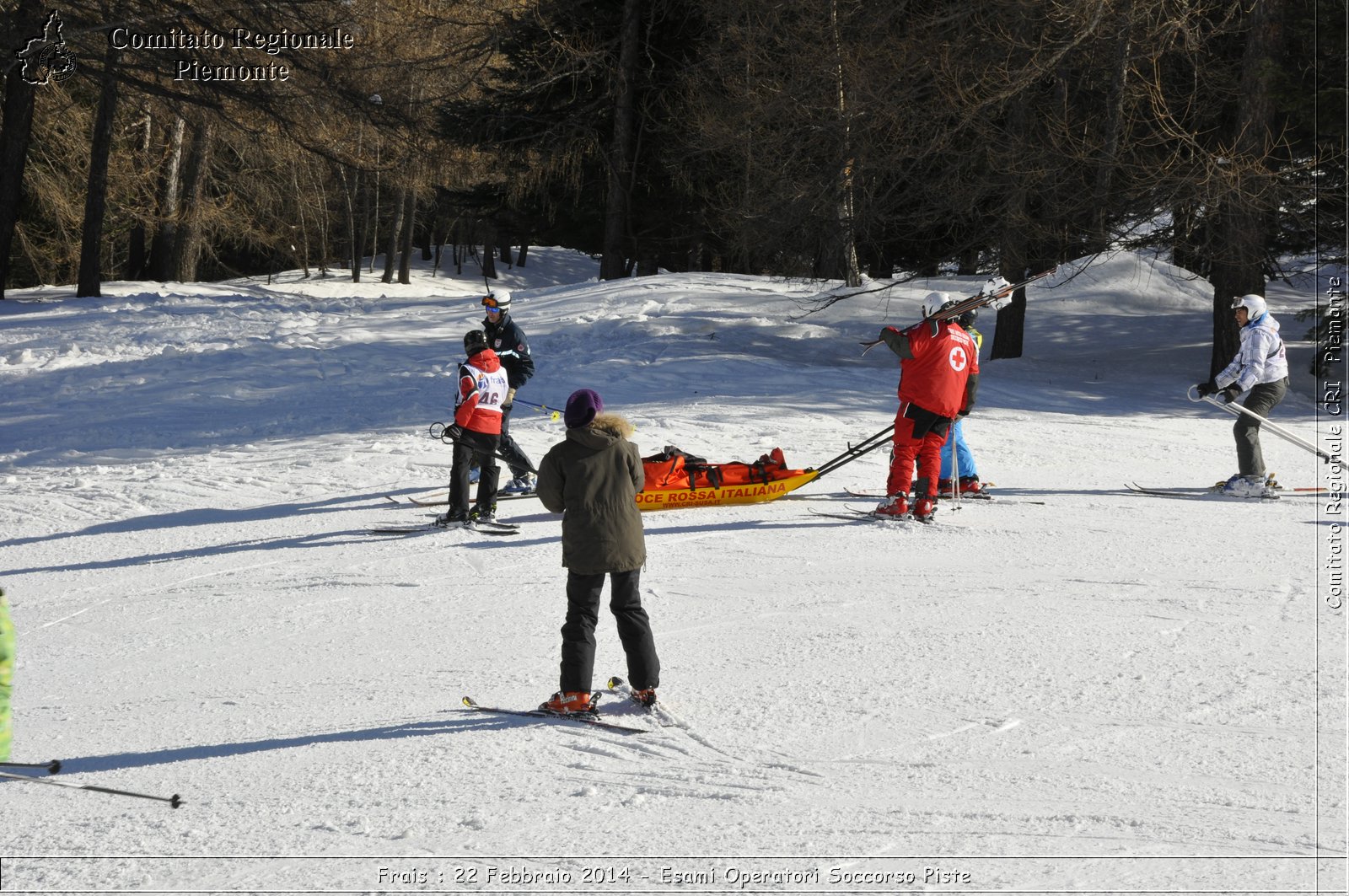 Frais : 22 Febbraio 2014 - Esami Operatori Soccorso Piste - Comitato Regionale del Piemonte