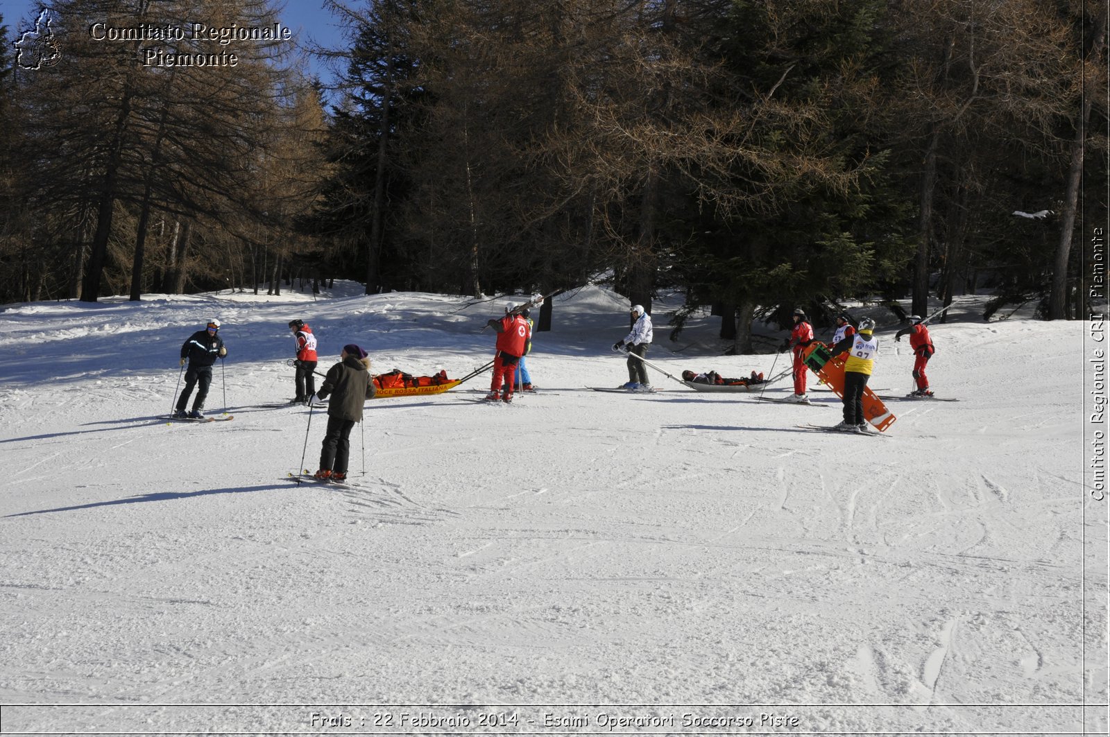 Frais : 22 Febbraio 2014 - Esami Operatori Soccorso Piste - Comitato Regionale del Piemonte