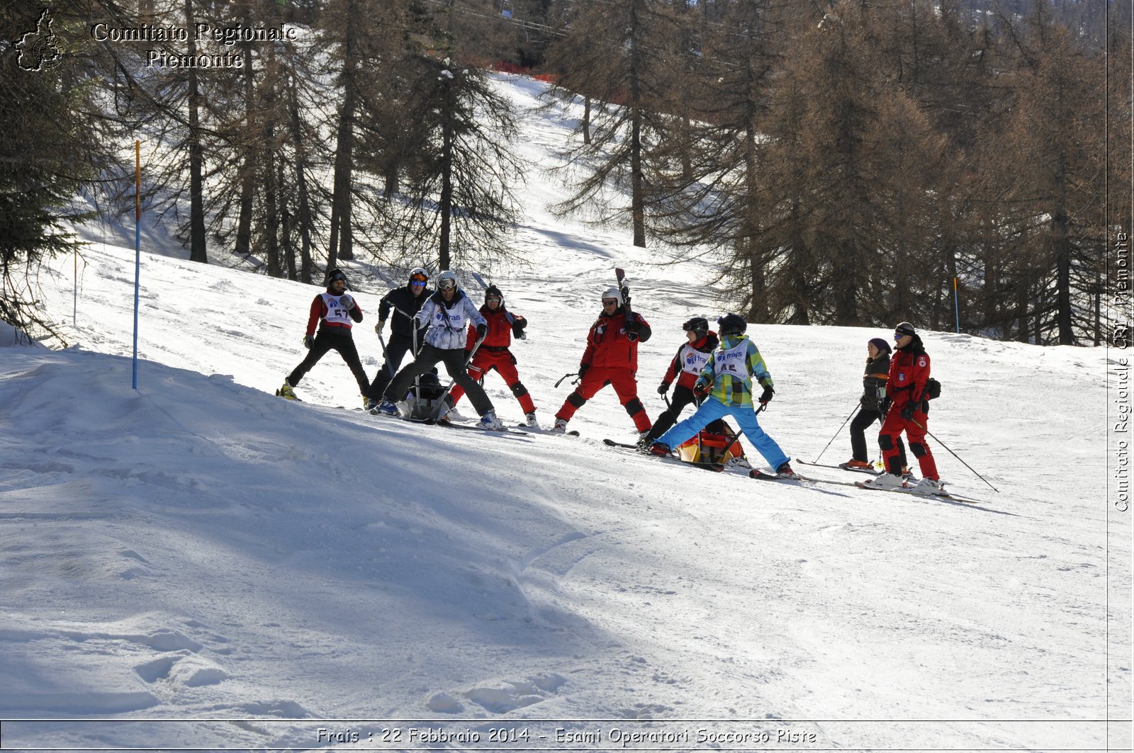 Frais : 22 Febbraio 2014 - Esami Operatori Soccorso Piste - Comitato Regionale del Piemonte