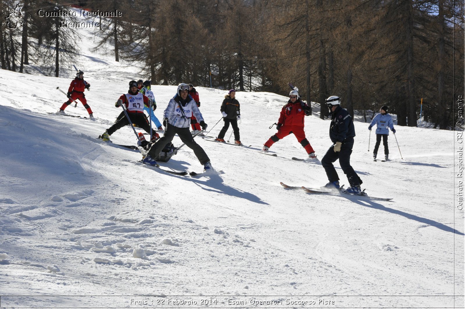 Frais : 22 Febbraio 2014 - Esami Operatori Soccorso Piste - Comitato Regionale del Piemonte