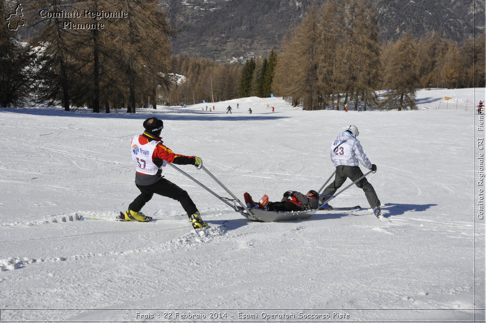 Frais : 22 Febbraio 2014 - Esami Operatori Soccorso Piste - Comitato Regionale del Piemonte