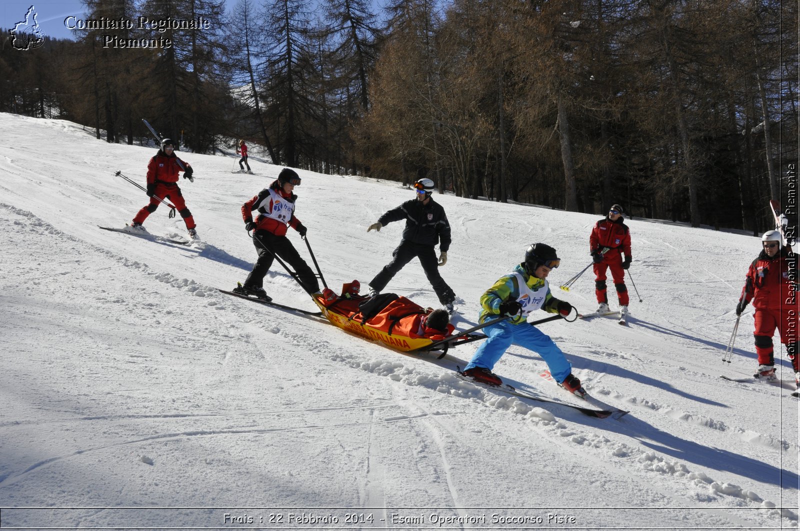 Frais : 22 Febbraio 2014 - Esami Operatori Soccorso Piste - Comitato Regionale del Piemonte