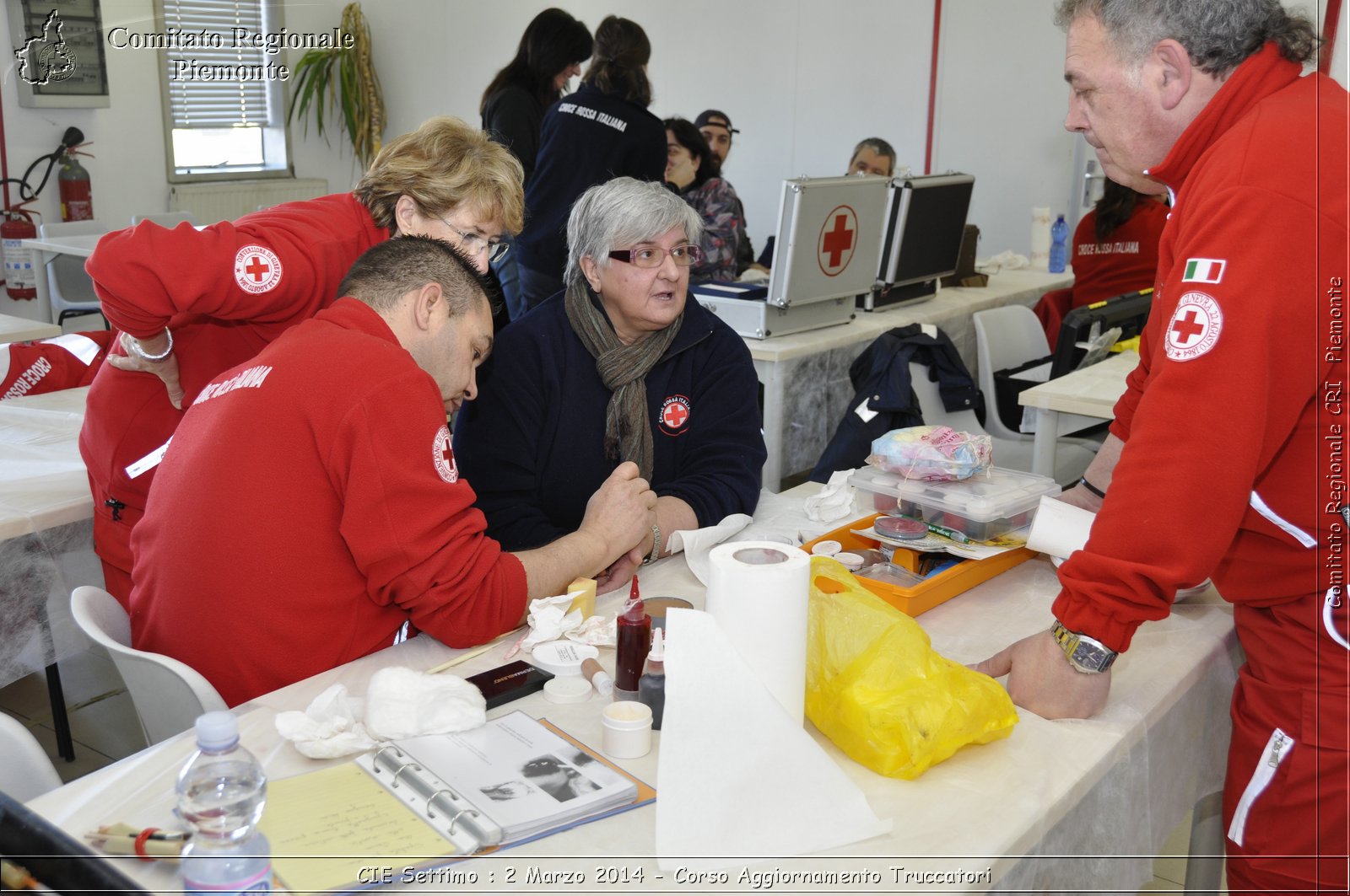 CIE Settimo : 2 Marzo 2014 - Corso Aggiornamento Truccatori - Comitato Regionale del Piemonte