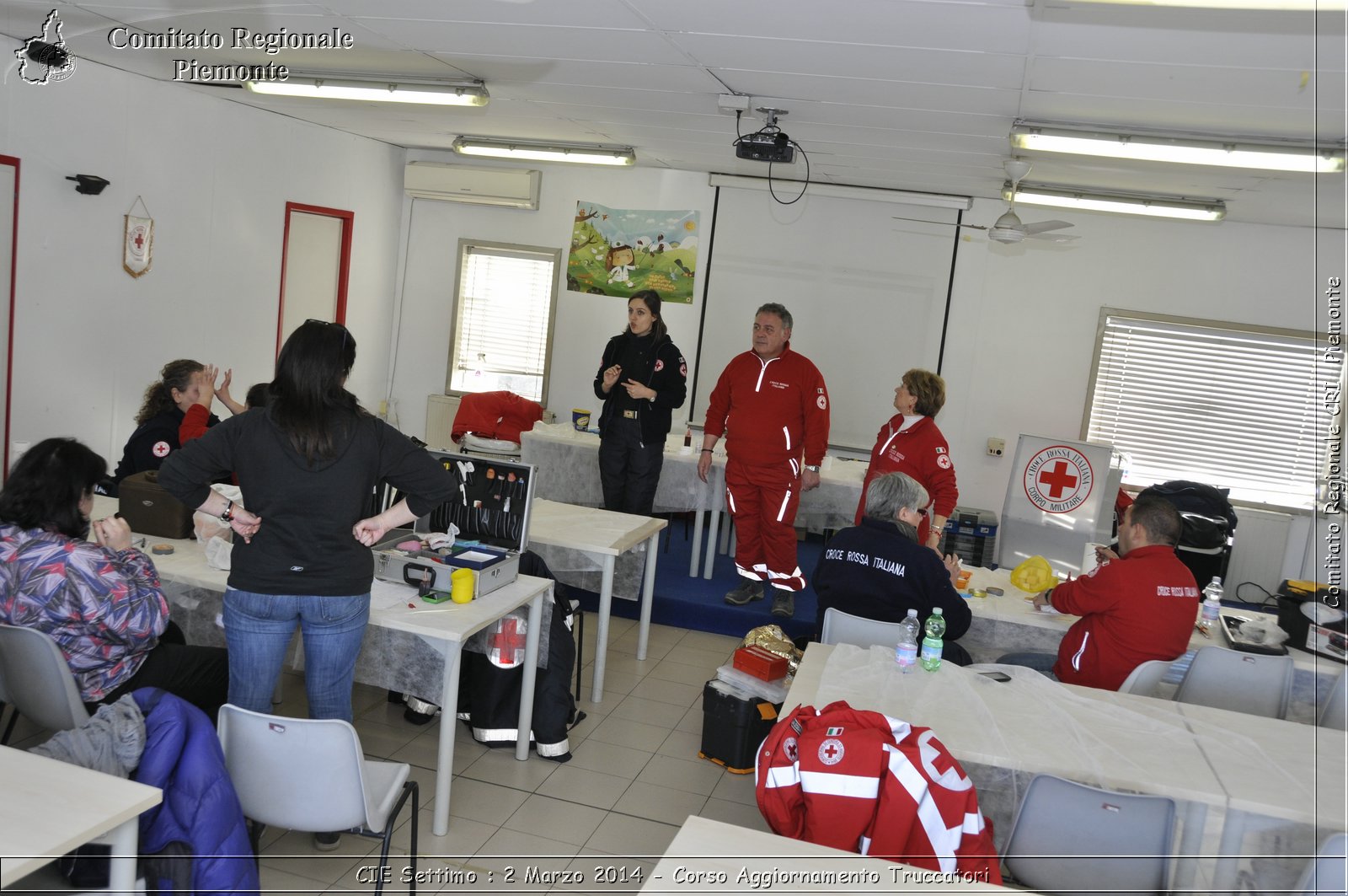 CIE Settimo : 2 Marzo 2014 - Corso Aggiornamento Truccatori - Comitato Regionale del Piemonte