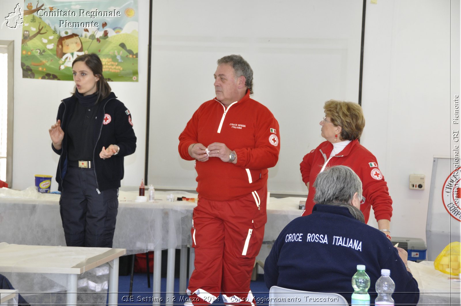 CIE Settimo : 2 Marzo 2014 - Corso Aggiornamento Truccatori - Comitato Regionale del Piemonte