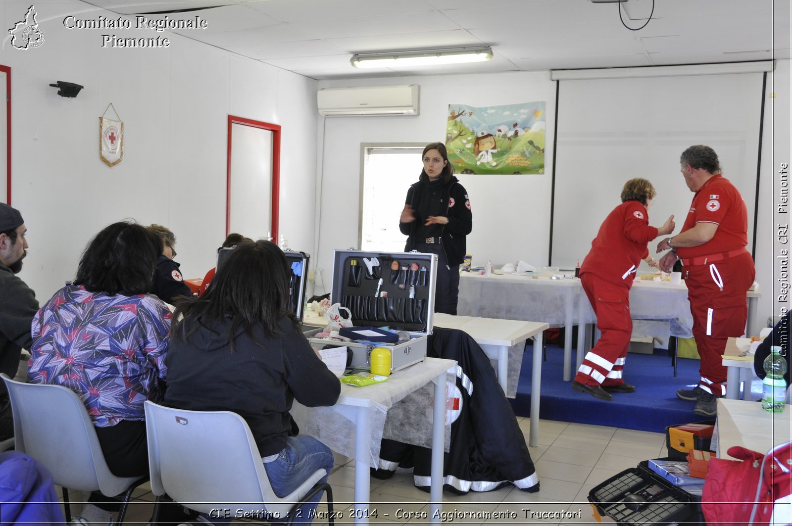 CIE Settimo : 2 Marzo 2014 - Corso Aggiornamento Truccatori - Comitato Regionale del Piemonte