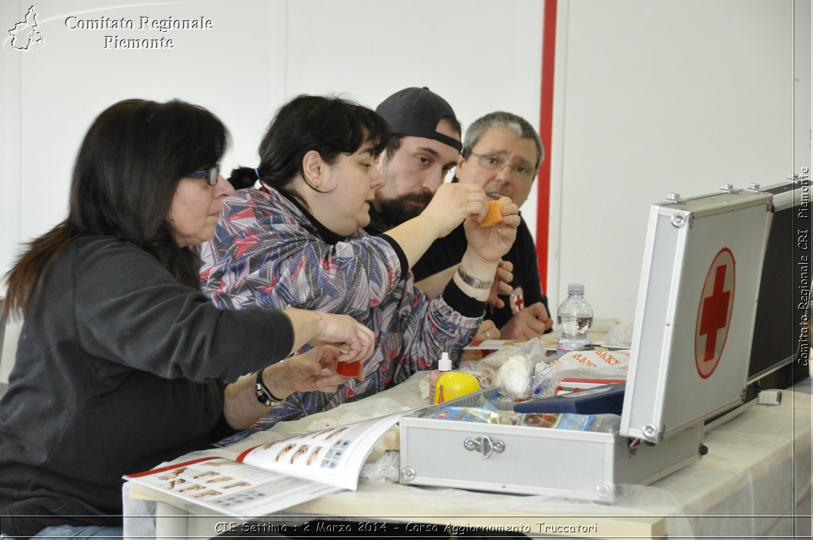 CIE Settimo : 2 Marzo 2014 - Corso Aggiornamento Truccatori - Comitato Regionale del Piemonte