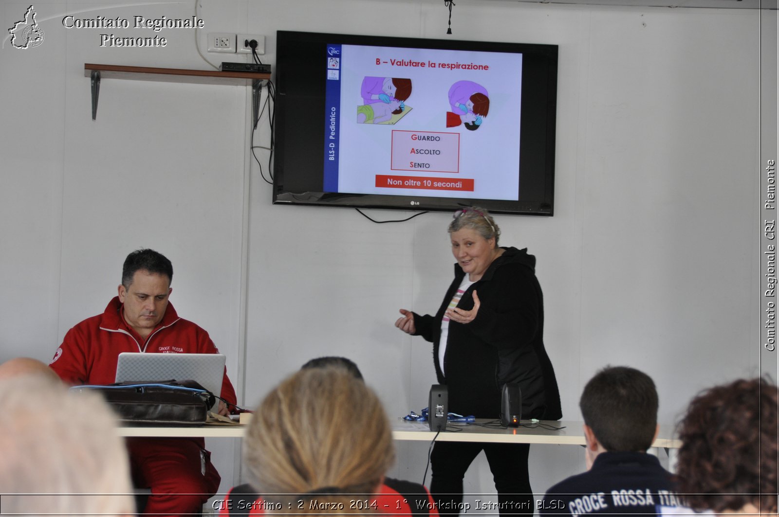 CIE Settimo : 2 Marzo 2014 - 1° Workshop Istruttori BLSD - Comitato Regionale del Piemonte