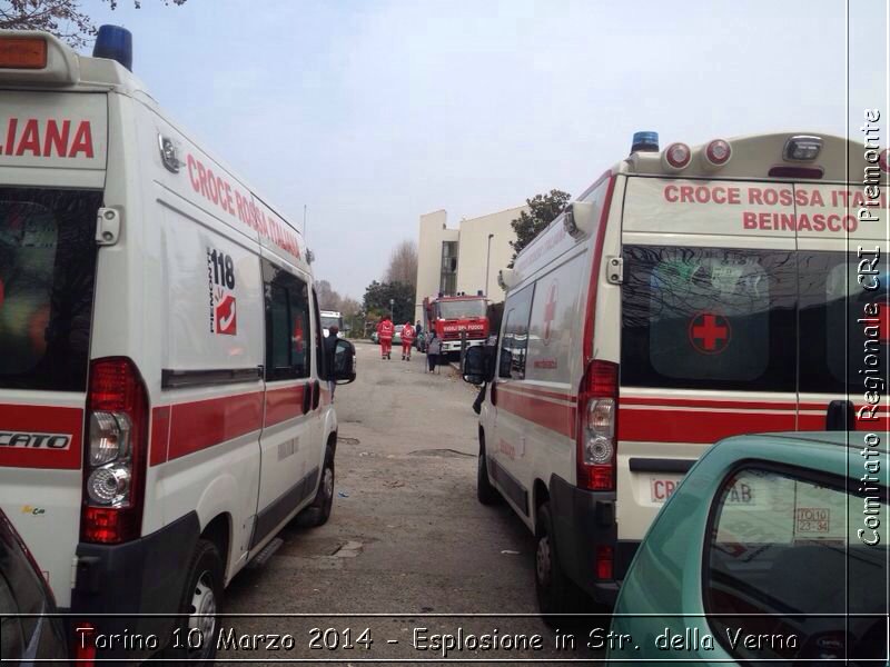 Torino : 10 Marzo 2014 - Esplosione in Str. della Verna - Comitato Regionale del Piemonte