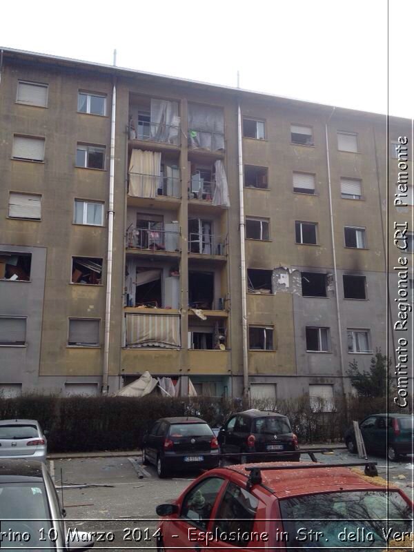 Torino : 10 Marzo 2014 - Esplosione in Str. della Verna - Comitato Regionale del Piemonte