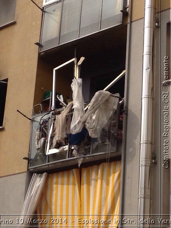 Torino : 10 Marzo 2014 - Esplosione in Str. della Verna - Comitato Regionale del Piemonte