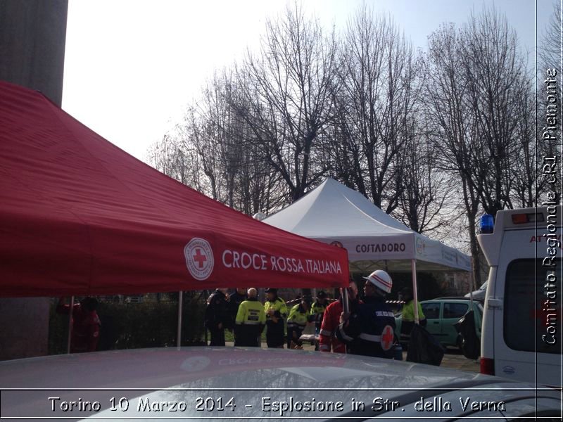 Torino : 10 Marzo 2014 - Esplosione in Str. della Verna - Comitato Regionale del Piemonte