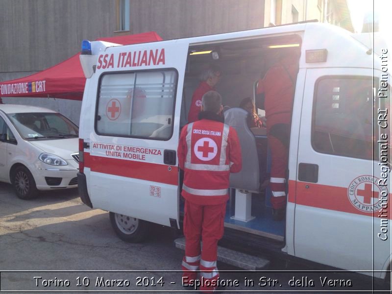 Torino : 10 Marzo 2014 - Esplosione in Str. della Verna - Comitato Regionale del Piemonte