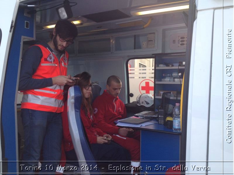 Torino : 10 Marzo 2014 - Esplosione in Str. della Verna - Comitato Regionale del Piemonte