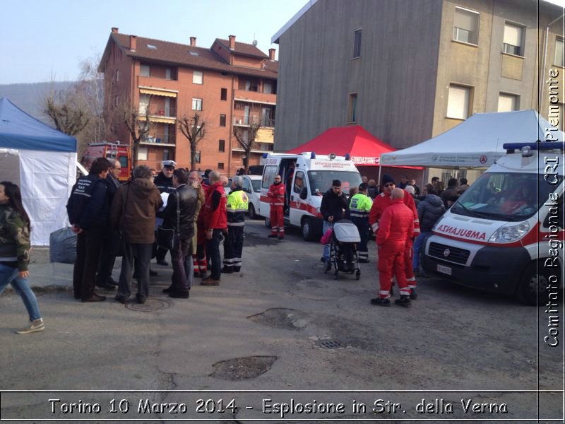 Torino : 10 Marzo 2014 - Esplosione in Str. della Verna - Comitato Regionale del Piemonte