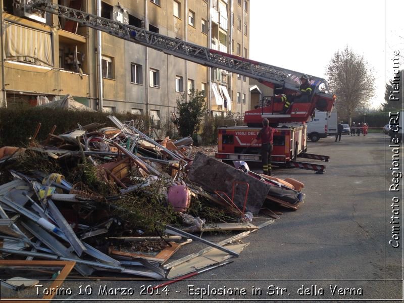 Torino : 10 Marzo 2014 - Esplosione in Str. della Verna - Comitato Regionale del Piemonte