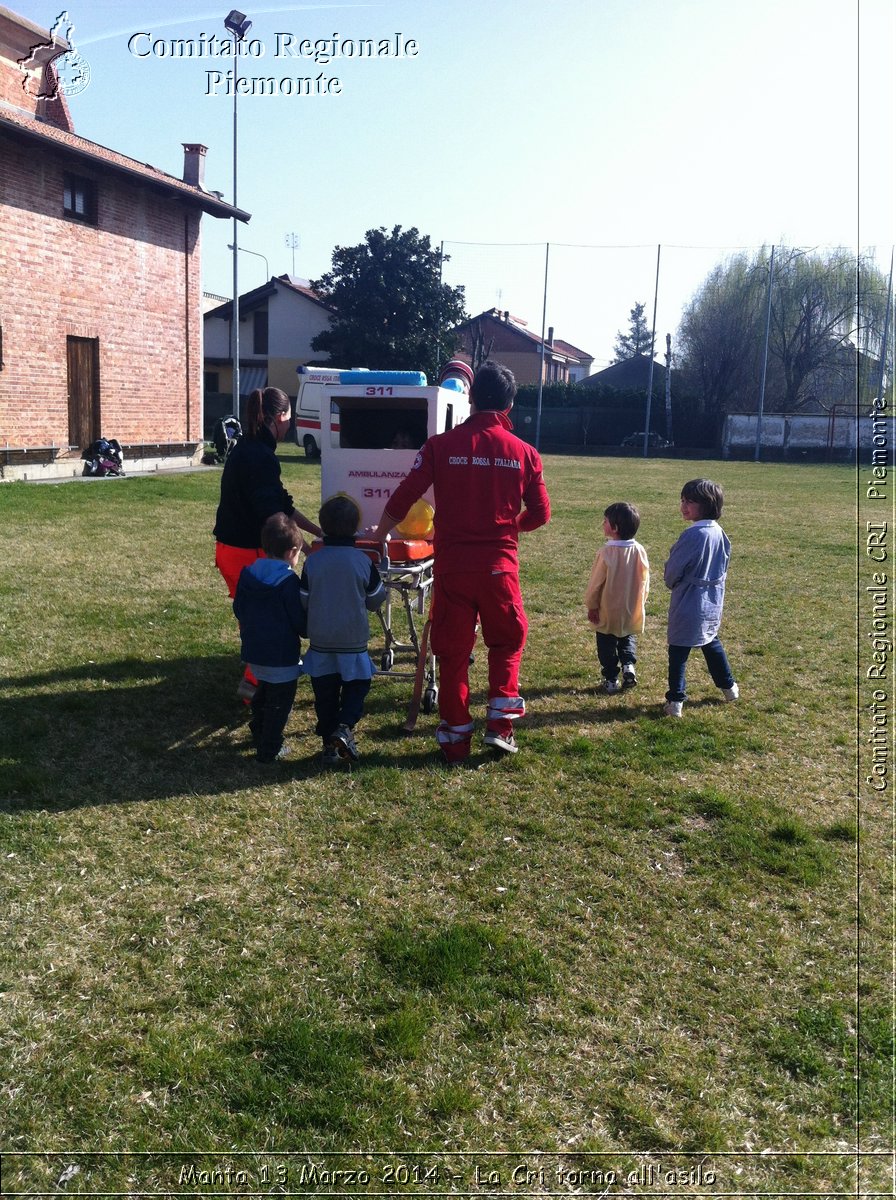 Manta 13 Marzo 2014 - La Cri torna all'asilo - Croce Rossa Italiana - Comitato Regionale del Piemonte