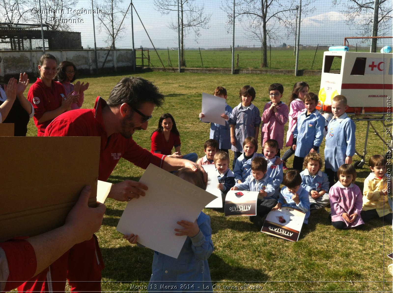 Manta 13 Marzo 2014 - La Cri torna all'asilo - Croce Rossa Italiana - Comitato Regionale del Piemonte