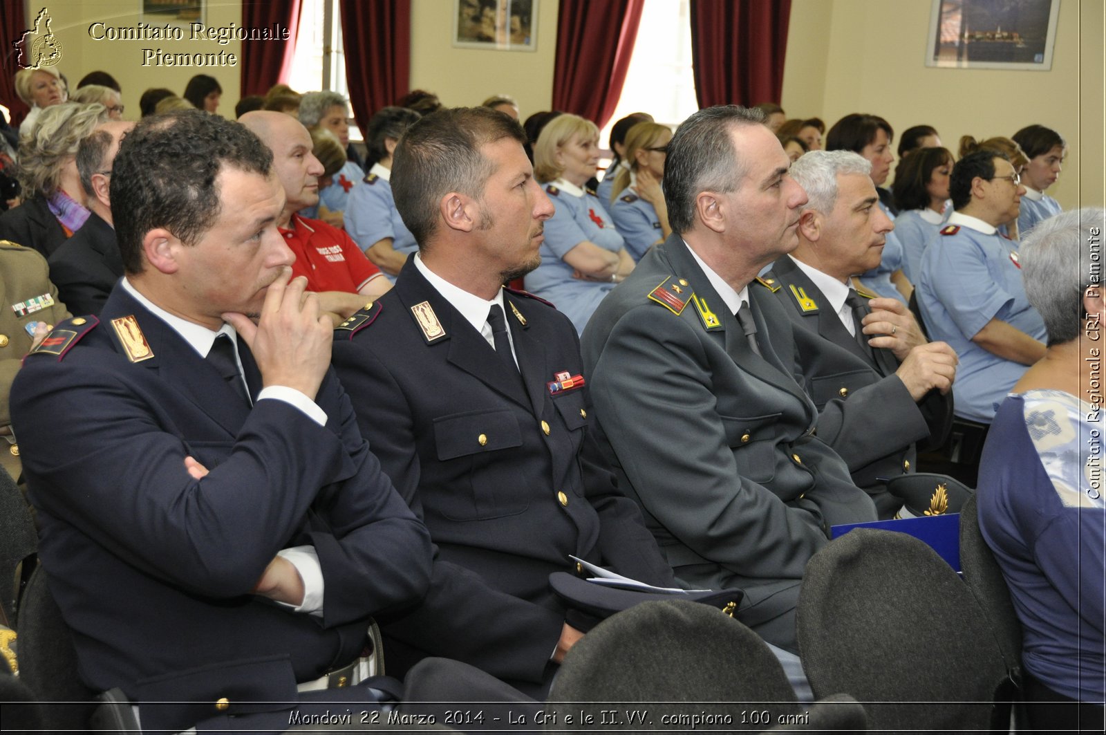 Mondov 23 Marzo 2014 - La Cri e le II.VV: compiono 100 anni - Comitato Regionale del Piemonte