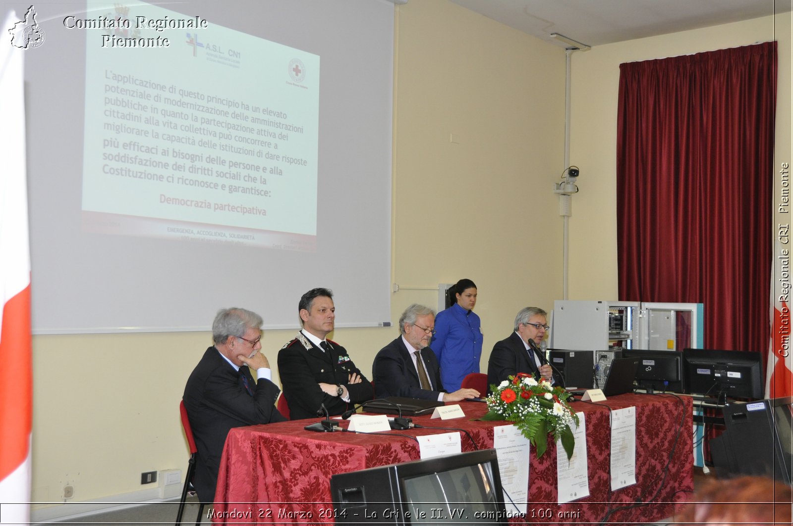 Mondov 23 Marzo 2014 - La Cri e le II.VV: compiono 100 anni - Comitato Regionale del Piemonte