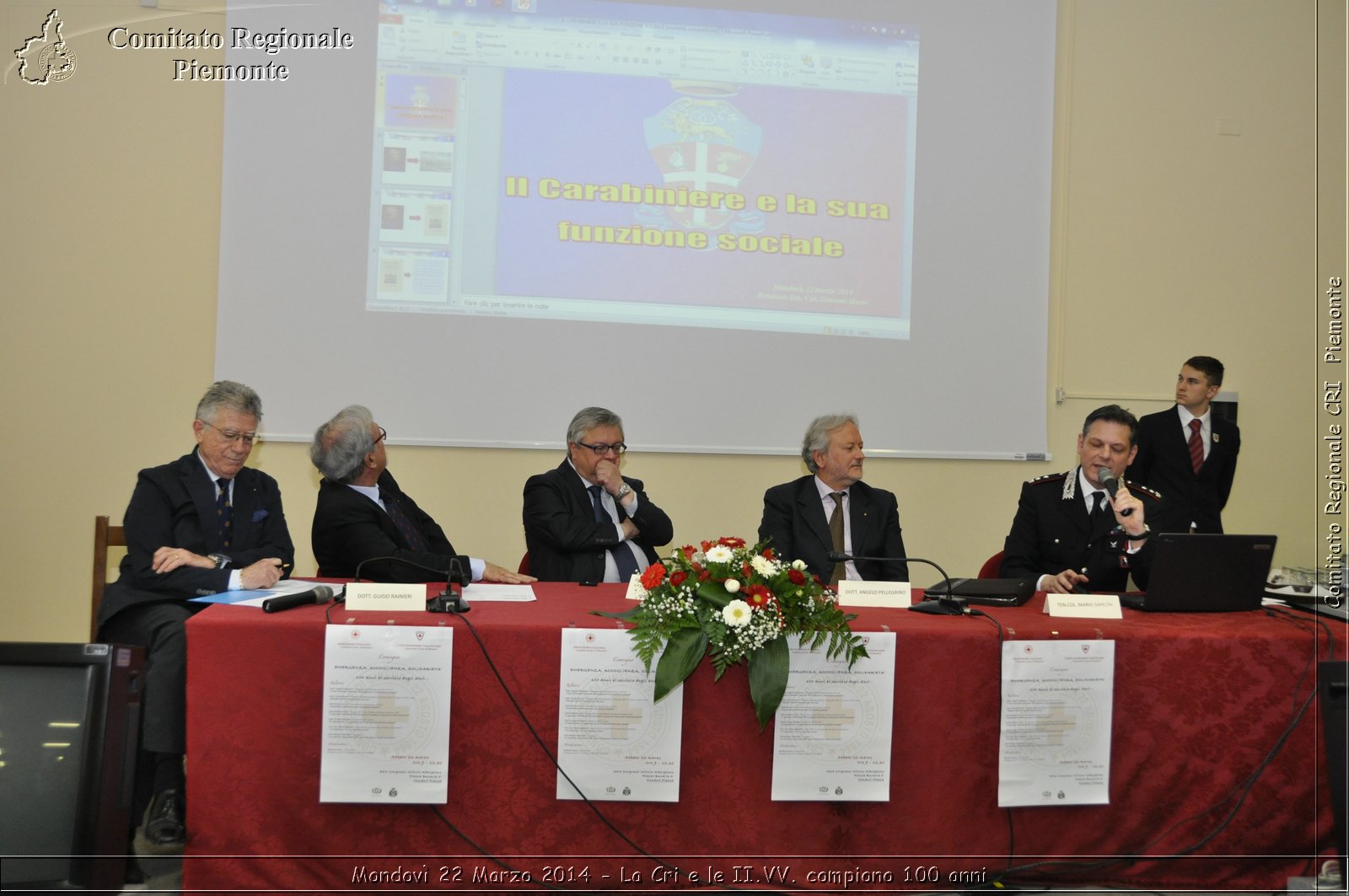 Mondov 23 Marzo 2014 - La Cri e le II.VV: compiono 100 anni - Comitato Regionale del Piemonte