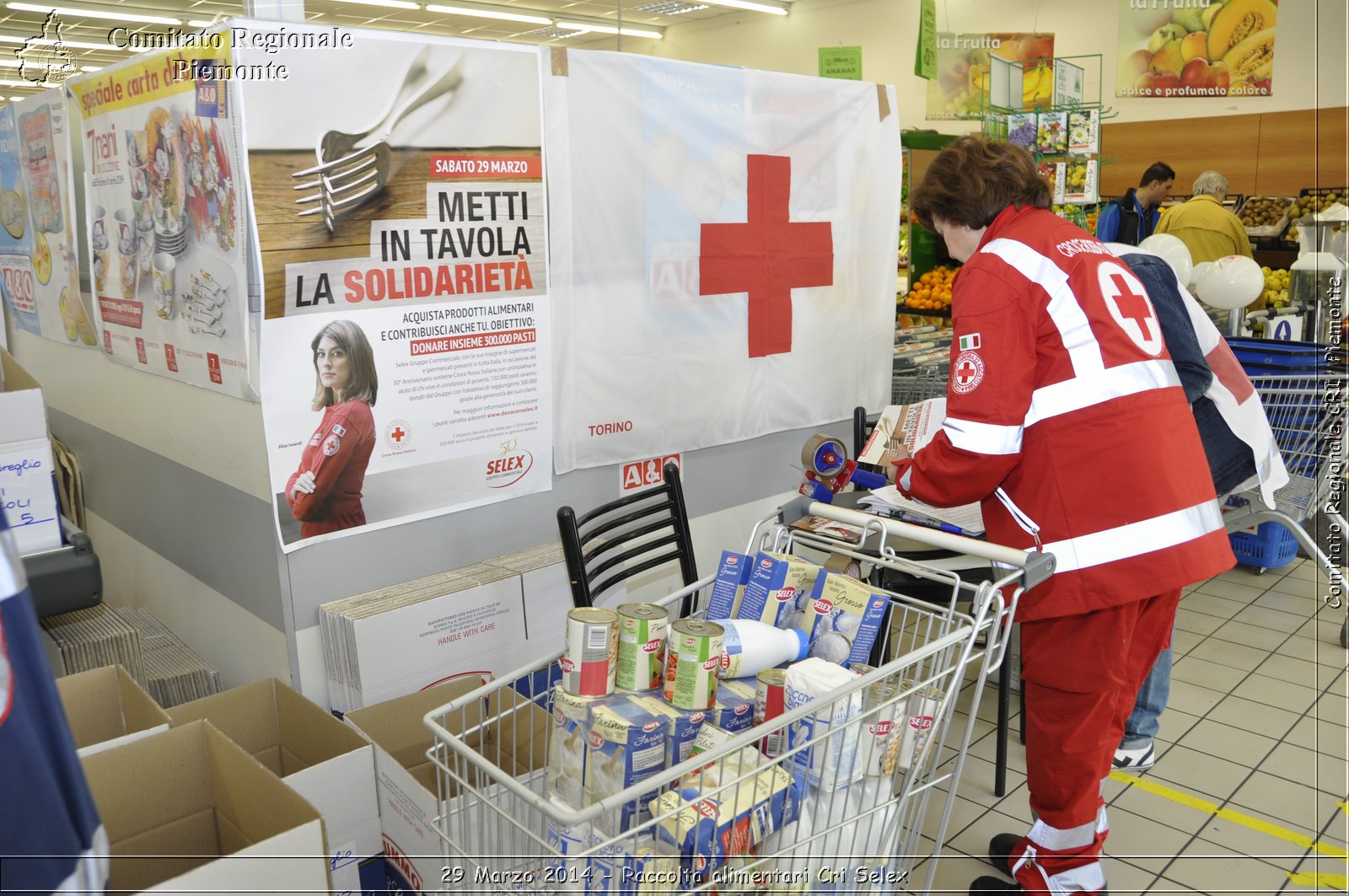 29 Marzo 2014 - Raccolta alimentari Cri Selex - Comitato Regionale del Piemonte