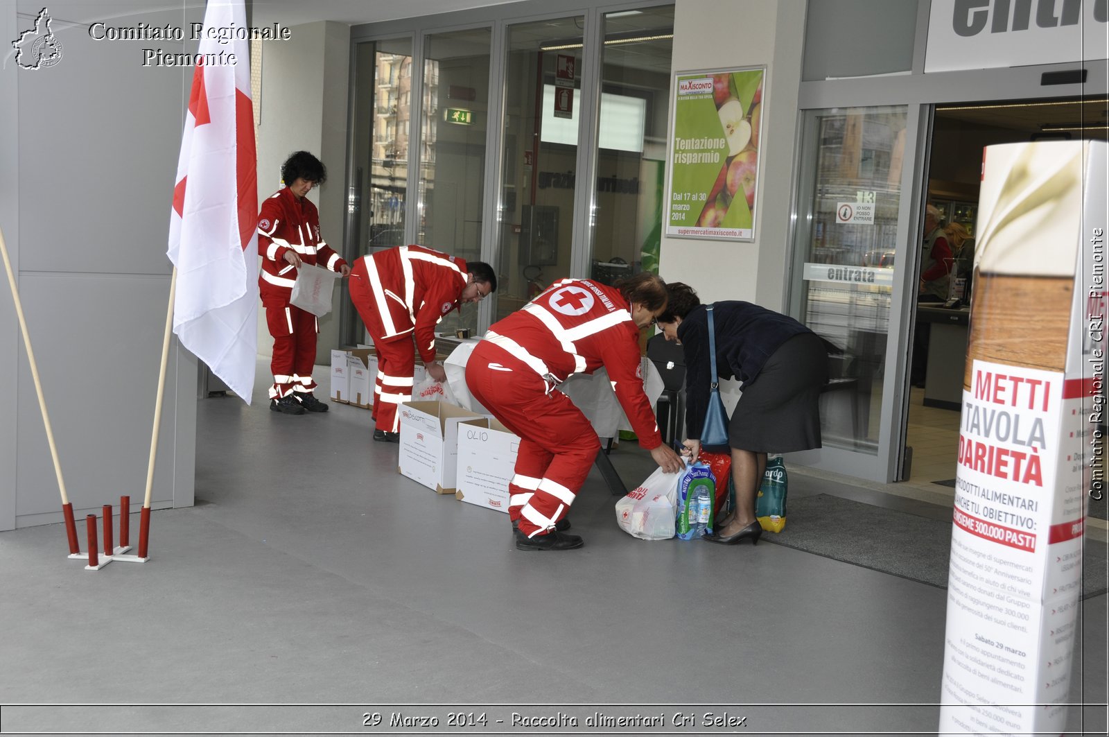 29 Marzo 2014 - Raccolta alimentari Cri Selex - Comitato Regionale del Piemonte