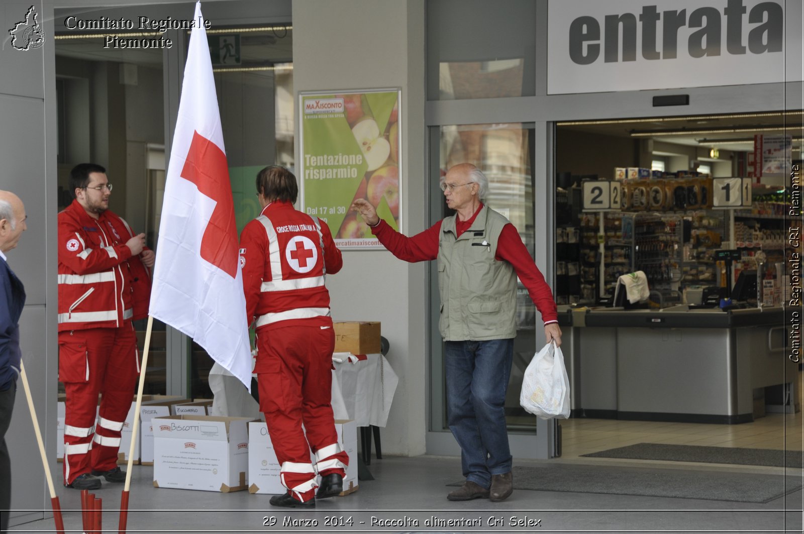 29 Marzo 2014 - Raccolta alimentari Cri Selex - Comitato Regionale del Piemonte