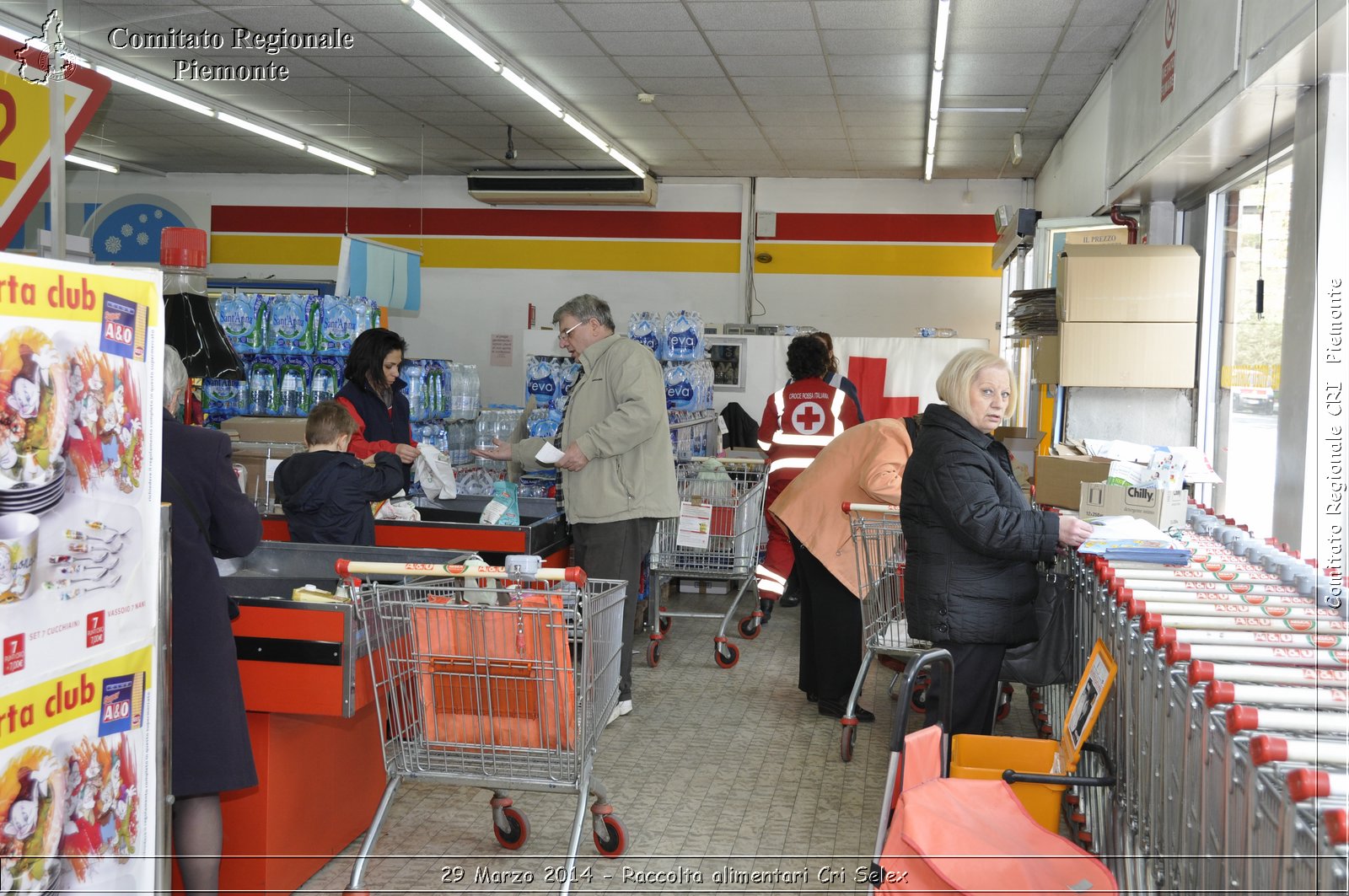 29 Marzo 2014 - Raccolta alimentari Cri Selex - Comitato Regionale del Piemonte