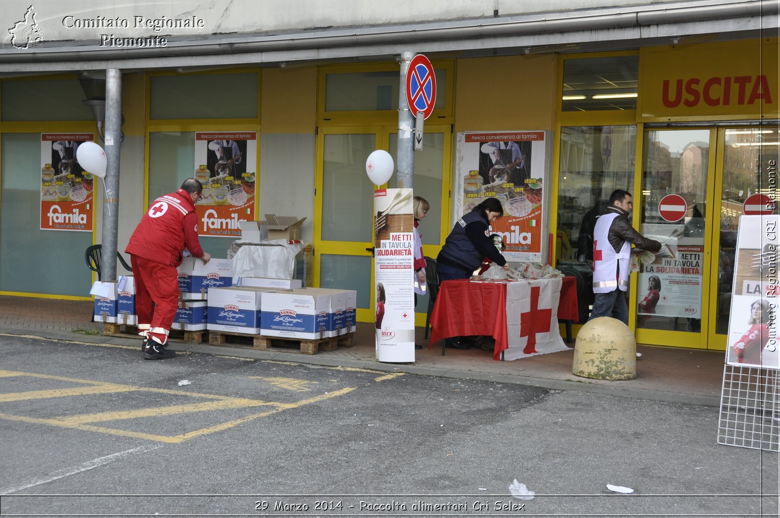 29 Marzo 2014 - Raccolta alimentari Cri Selex - Comitato Regionale del Piemonte