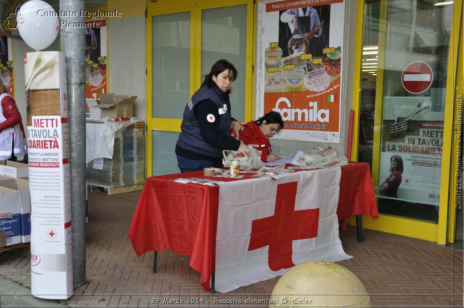 29 Marzo 2014 - Raccolta alimentari Cri Selex - Comitato Regionale del Piemonte