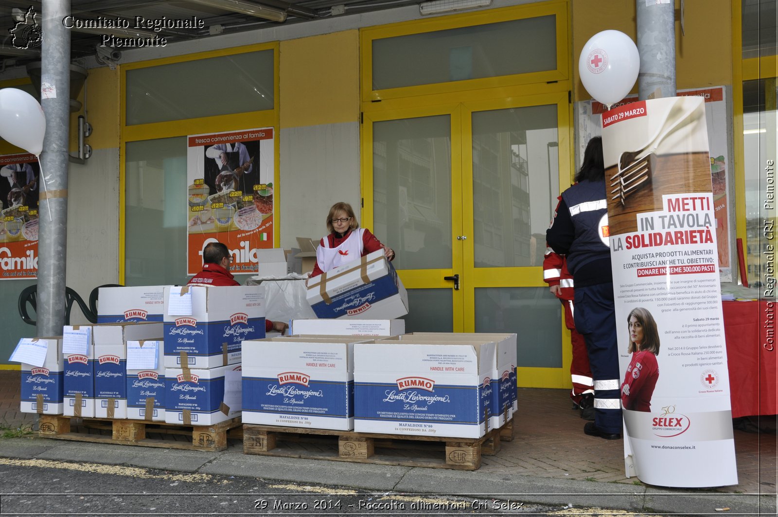 29 Marzo 2014 - Raccolta alimentari Cri Selex - Comitato Regionale del Piemonte