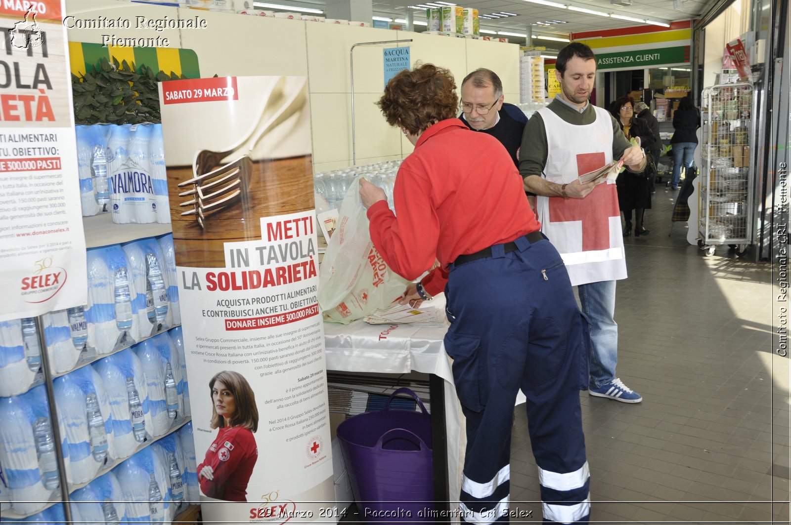 29 Marzo 2014 - Raccolta alimentari Cri Selex - Comitato Regionale del Piemonte