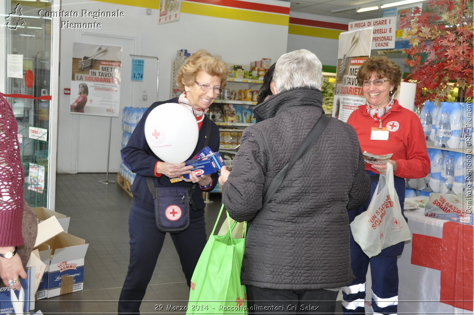 29 Marzo 2014 - Raccolta alimentari Cri Selex - Comitato Regionale del Piemonte