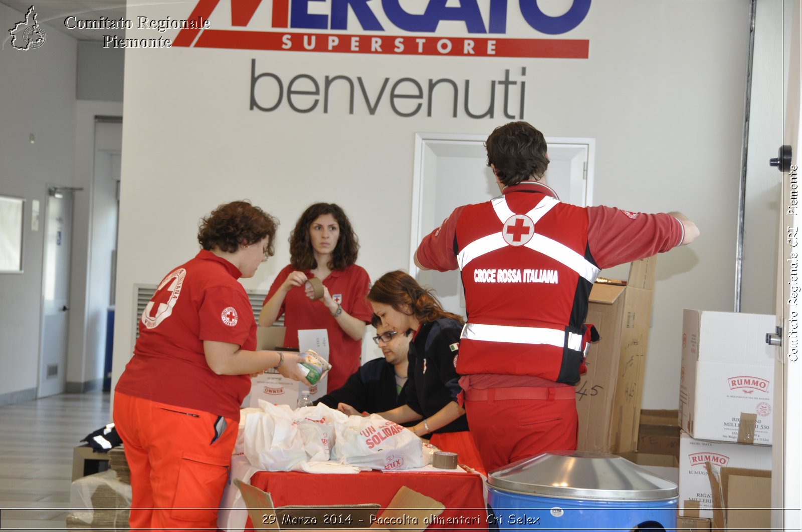 29 Marzo 2014 - Raccolta alimentari Cri Selex - Comitato Regionale del Piemonte