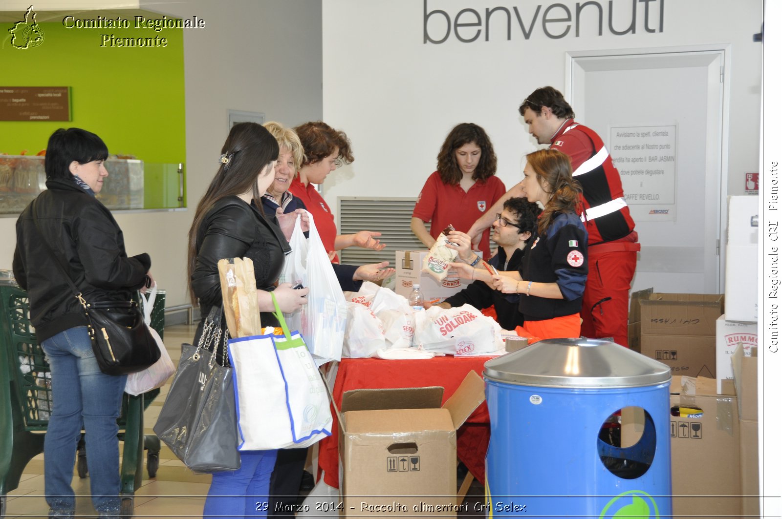 29 Marzo 2014 - Raccolta alimentari Cri Selex - Comitato Regionale del Piemonte