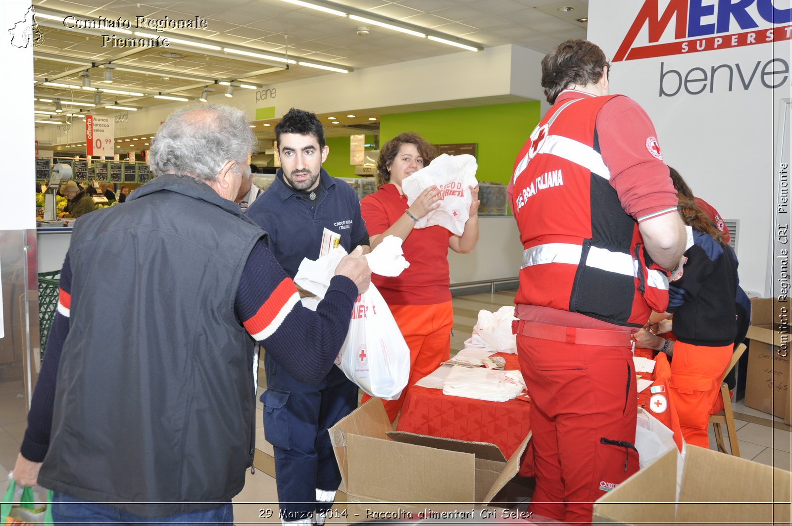 29 Marzo 2014 - Raccolta alimentari Cri Selex - Comitato Regionale del Piemonte