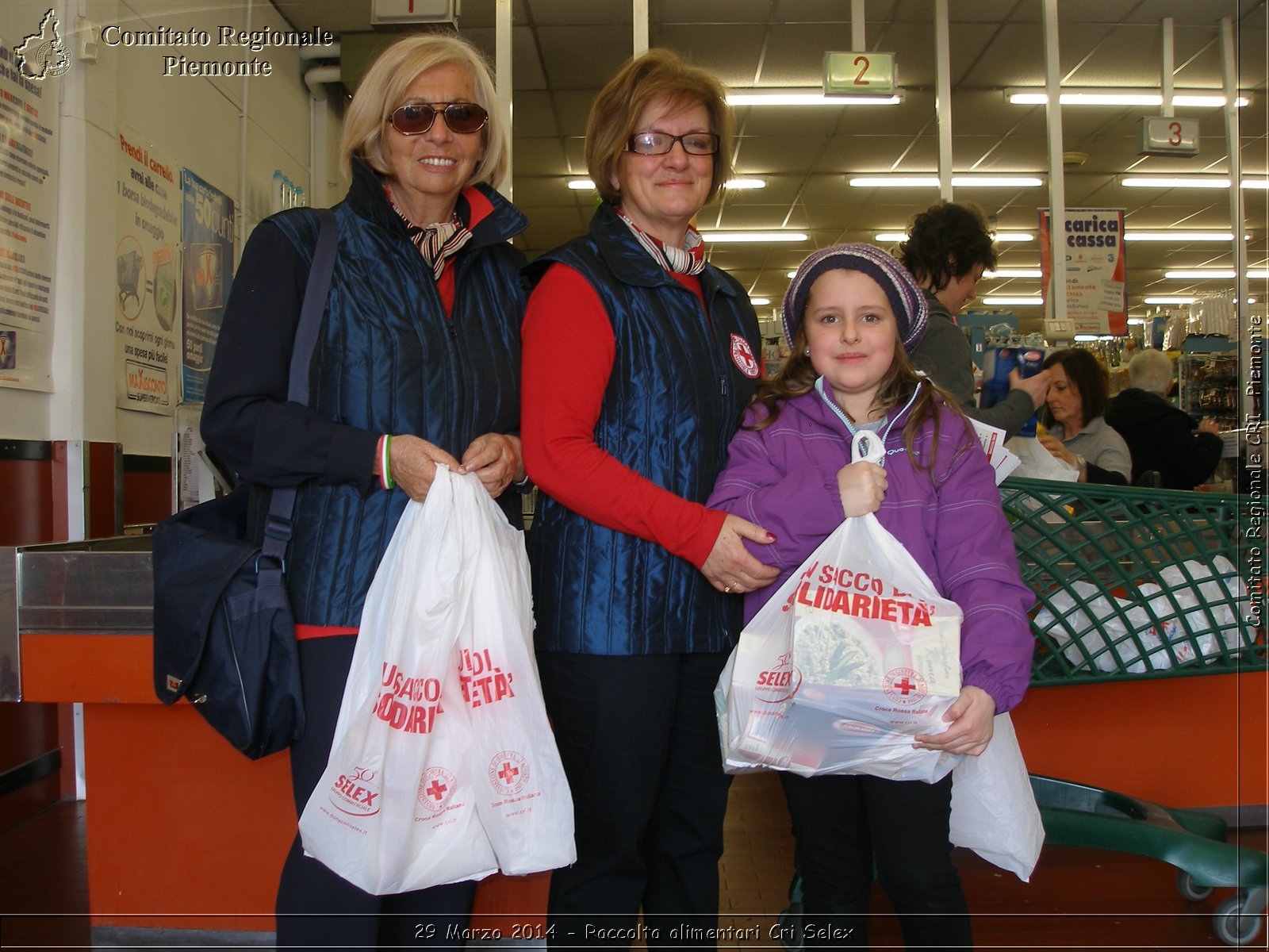 29 Marzo 2014 - Raccolta alimentari Cri Selex - Comitato Regionale del Piemonte