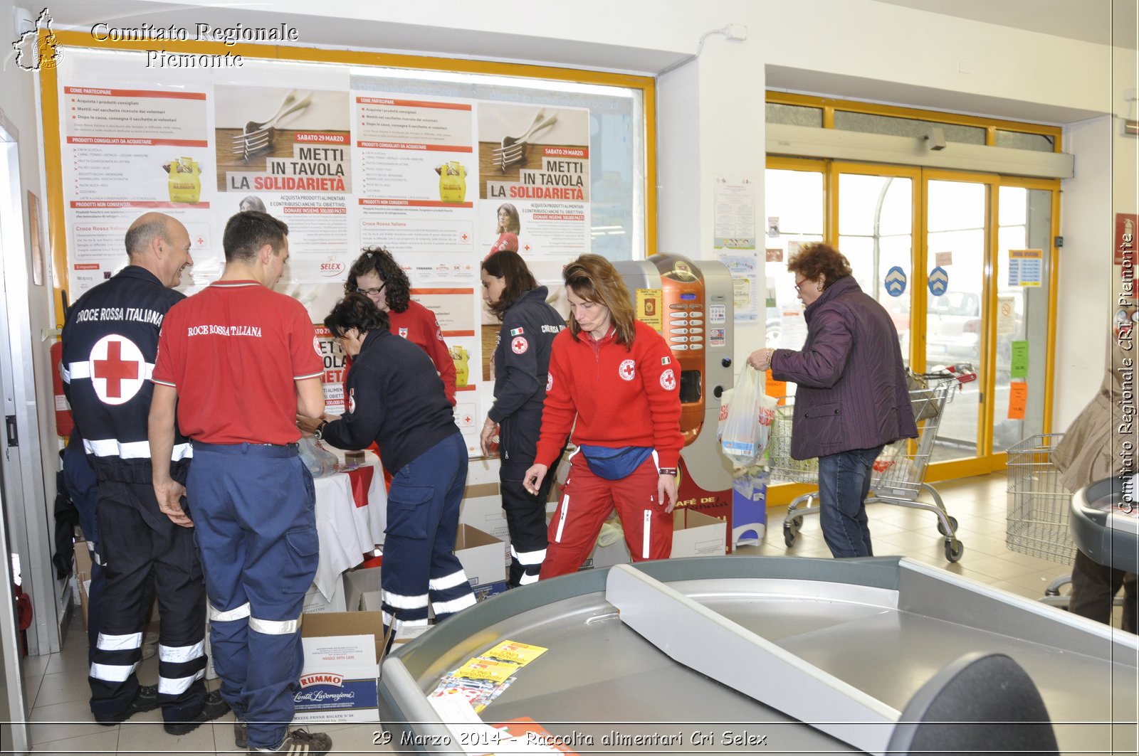 29 Marzo 2014 - Raccolta alimentari Cri Selex - Comitato Regionale del Piemonte