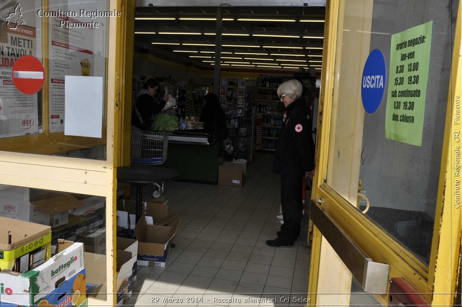 29 Marzo 2014 - Raccolta alimentari Cri Selex - Comitato Regionale del Piemonte